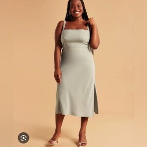 Abercrombie Tie-Back Midi Dress